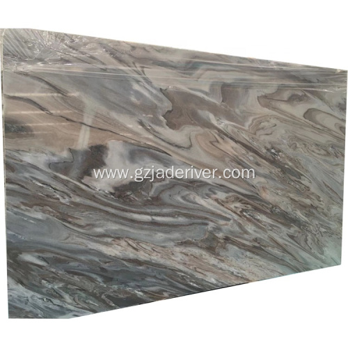 Customized Size Blue Marble Slab Tile for Bathroom